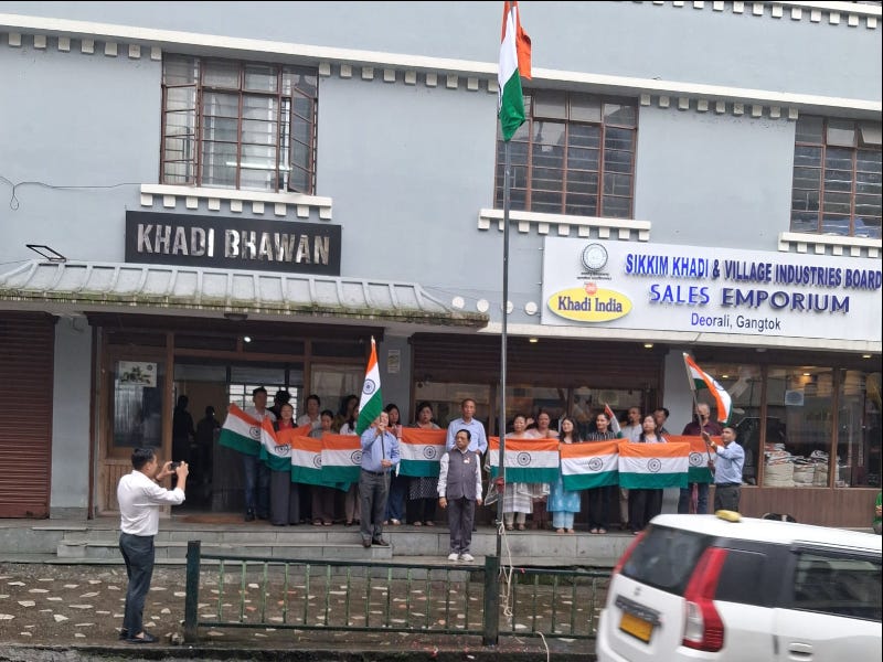 Khadi Bhawan in Celebration