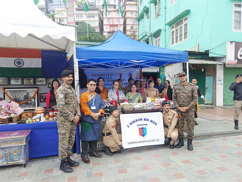 NCC cadets at the Board's stall