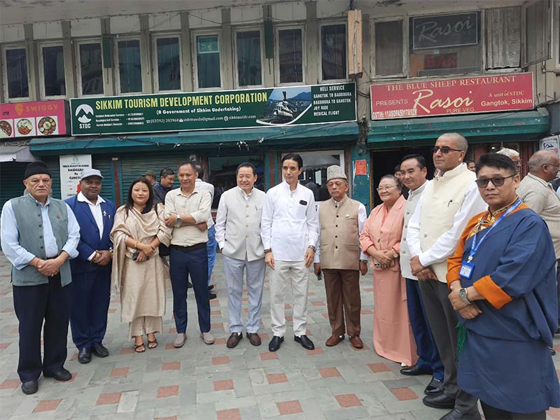 Guests and officials at the celebration